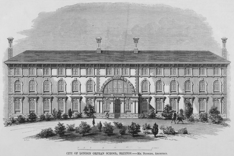 École des orphelins de la City de Londres, Brixton (gravure) - English School