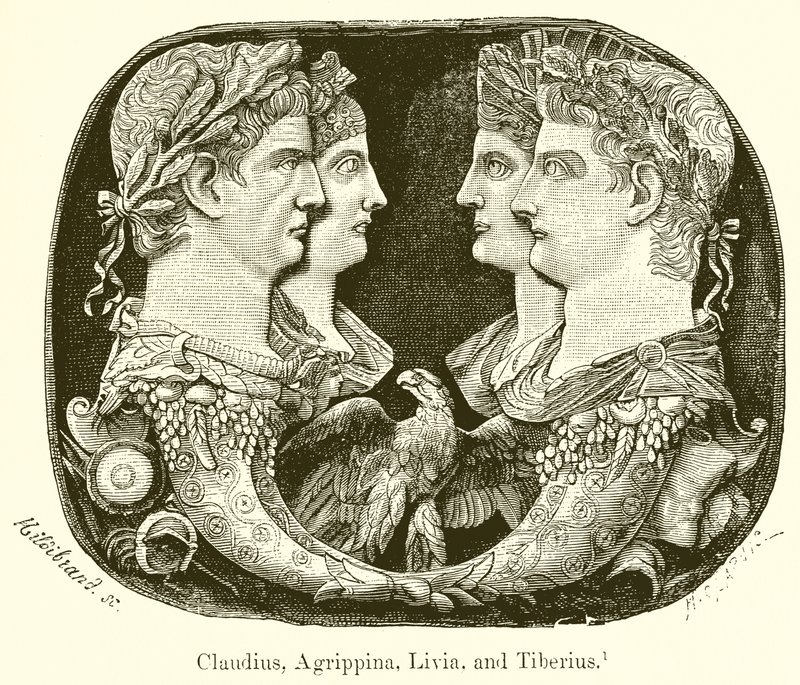 Claude, Agrippine, Livia et Tibère - English School