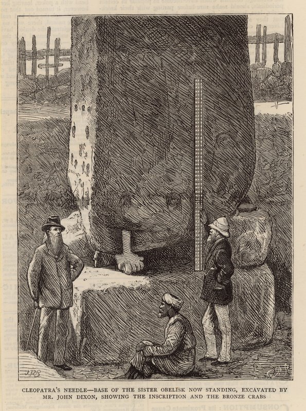 Aiguille de Cléopâtre - base de l