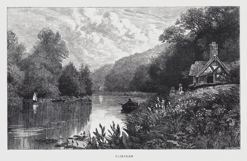 Cliefden (gravure) - English School