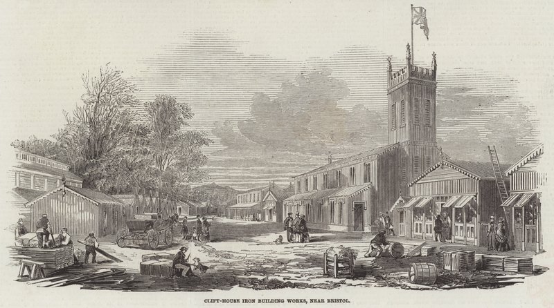 Usines de construction en fer de Clift-House, près de Bristol - English School