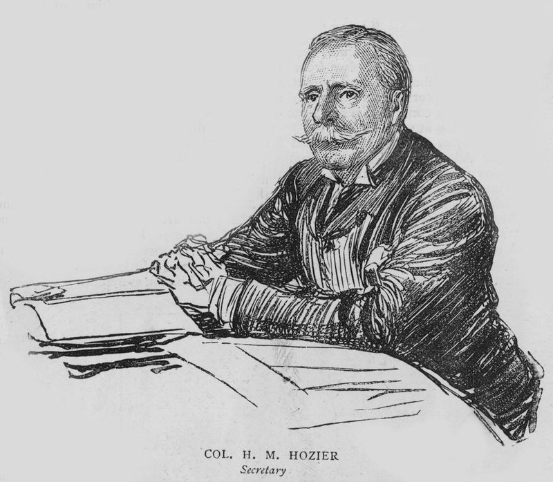 Colonel H. M. Hozier, Secrétaire de Lloyds - English School