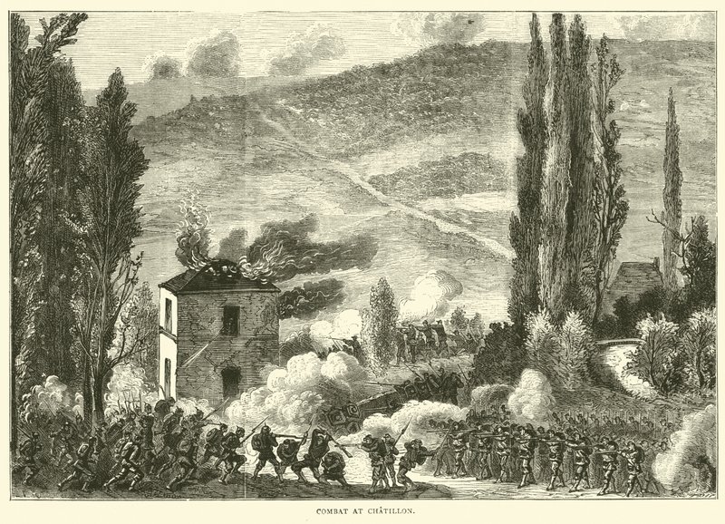 Combat à Châtillon, octobre 1870 - English School
