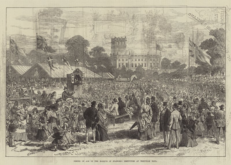 Majorité du Marquis de Stafford, Festivités à Trentham Hall - English School
