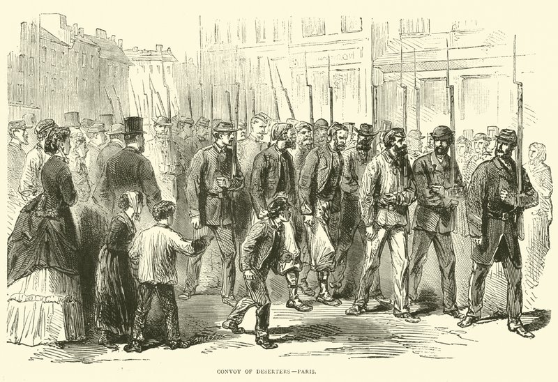 Convoi de déserteurs, Paris, octobre 1870 - English School