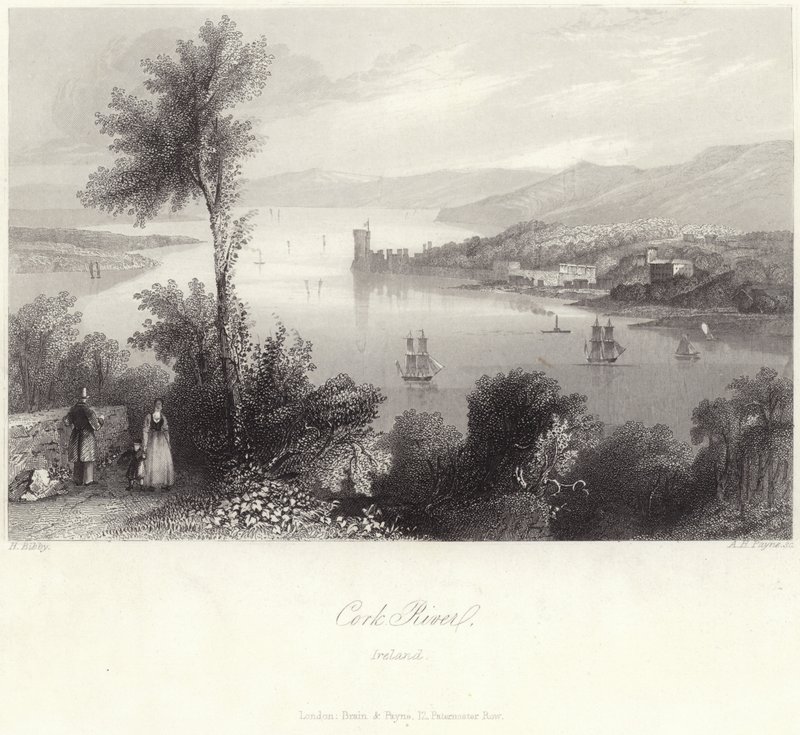 Rivière de Cork en Irlande - English School