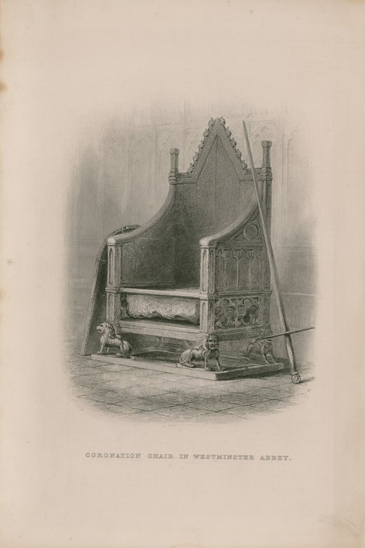 Chaise du couronnement à l