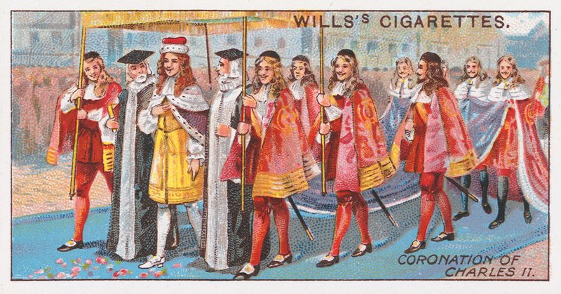 Couronnement de Charles II - English School