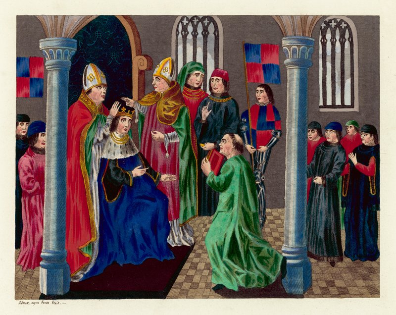 Couronnement du roi Henri IV - English School