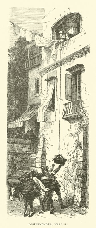 Marchand ambulant, Naples - English School