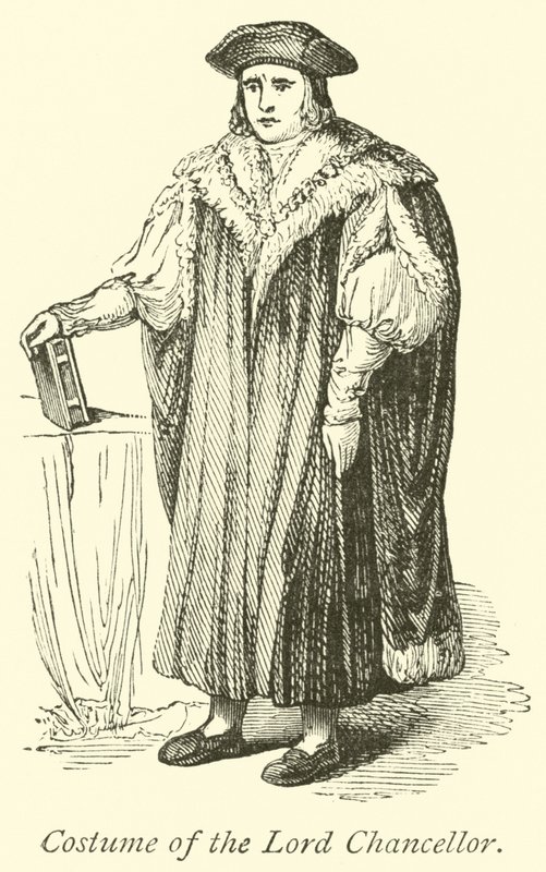 Costume du Lord Chancelier - English School