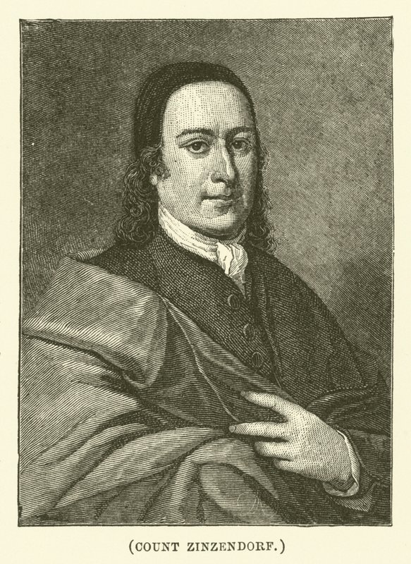 Comte Zinzendorf (gravure) - English School