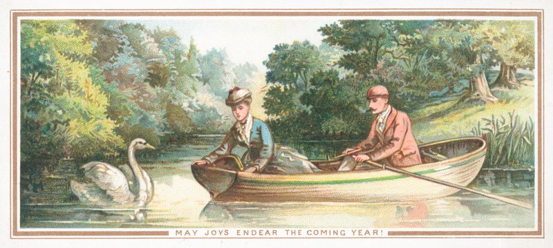 Couple dans une barque - English School
