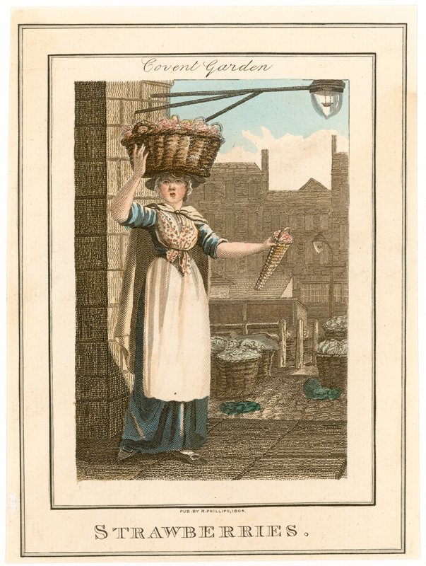 Covent Garden. Fraises - English School
