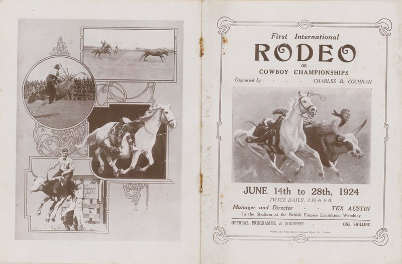 Couverture du programme du premier rodéo international - English School