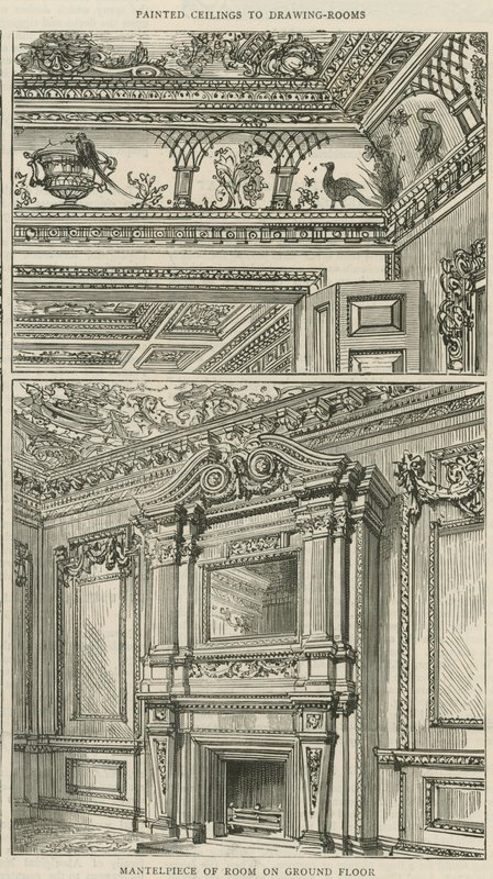 Cowfields, 30 Old Burlington Street : Cheminée de la pièce au rez-de-chaussée - English School