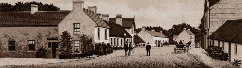 Crawfordsburn, village et auberge - English School