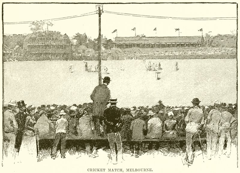 Match de cricket, Melbourne - English School