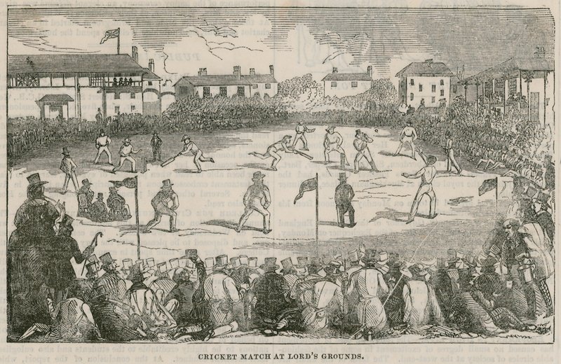 Match de cricket à Lords Grounds - English School