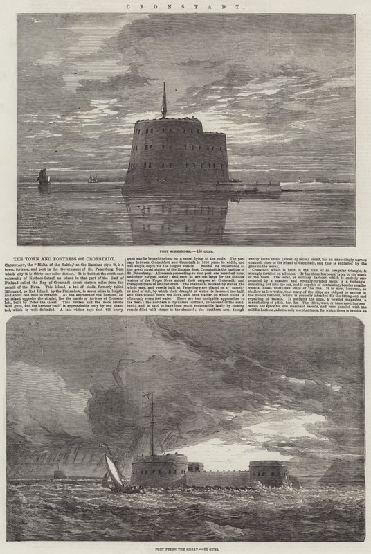 Cronstadt (gravure) - English School