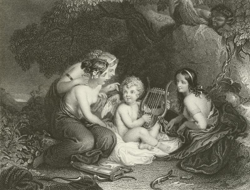 Cupidon enseigné par les grâces - English School