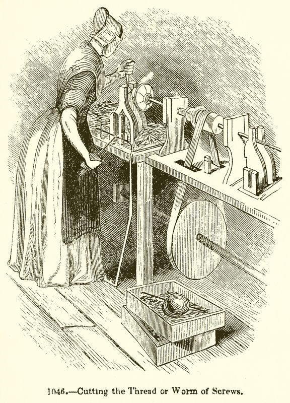 Découpe du filetage des vis - English School