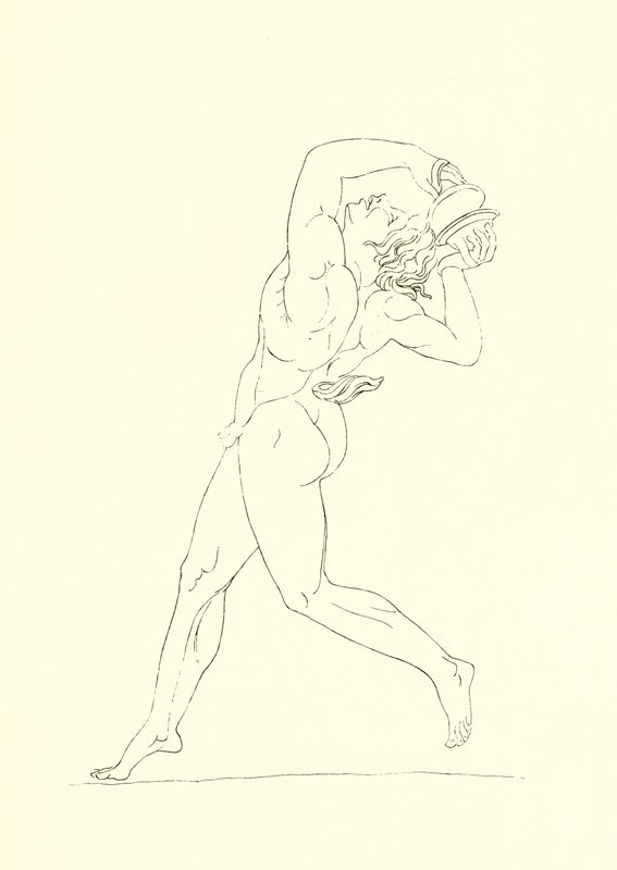 Figure masculine dansante - English School