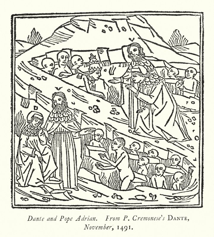 Dante et le pape Adrien, d