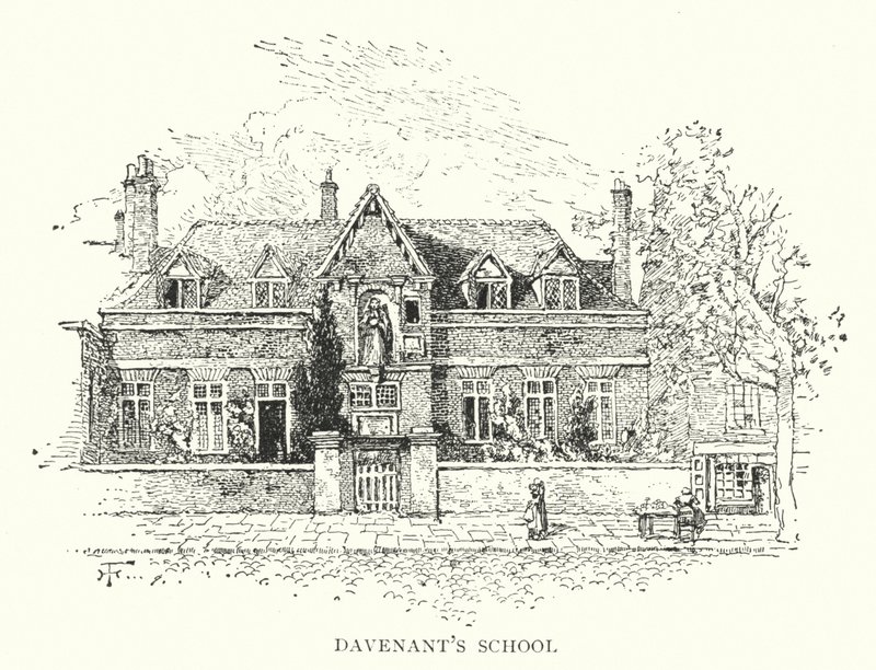 École de Davenant (gravure) - English School