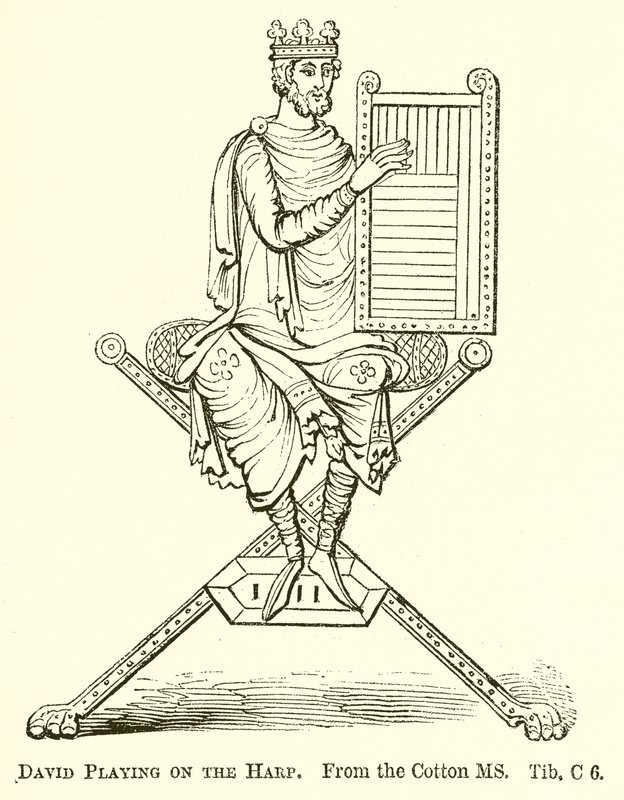 David jouant de la harpe - English School