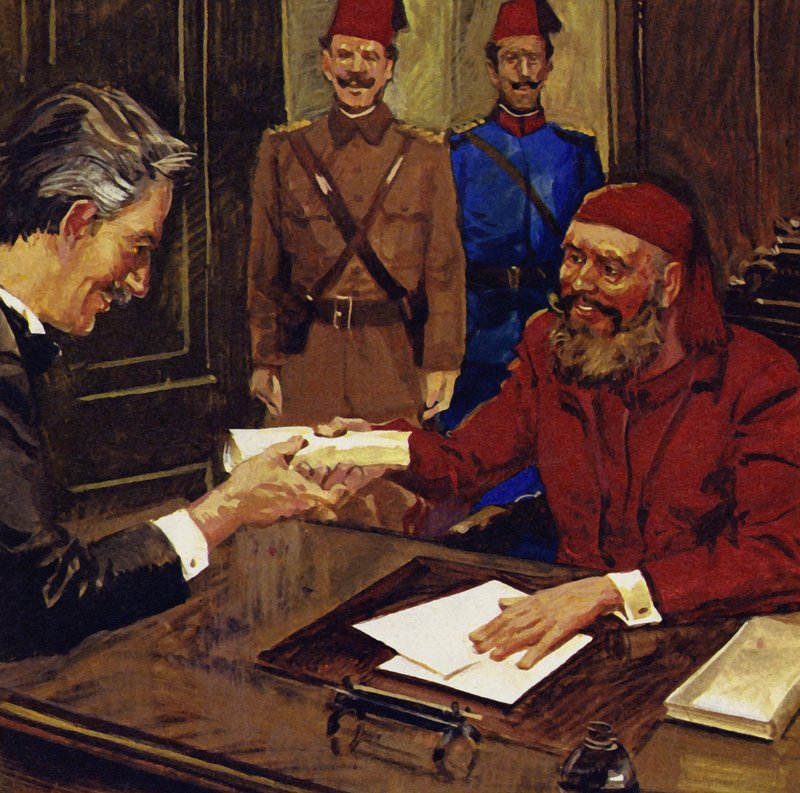 De Lesseps a été chargé de la construction du canal de Suez - English School