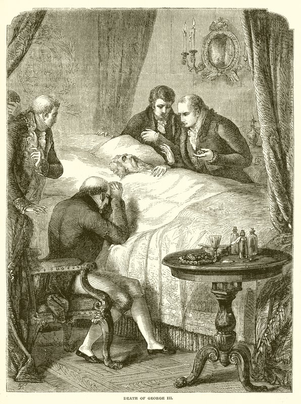 Mort de George III - English School