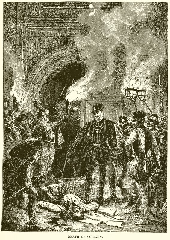 Mort de Coligny - English School