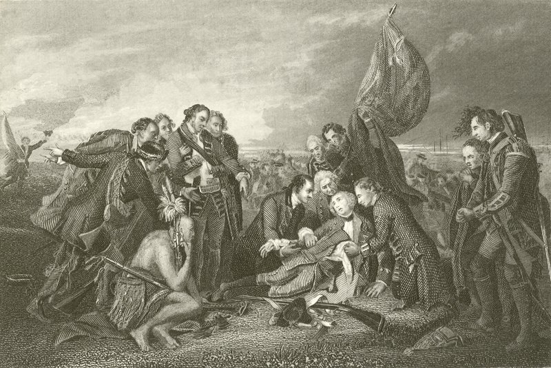 Mort du général Wolfe - English School