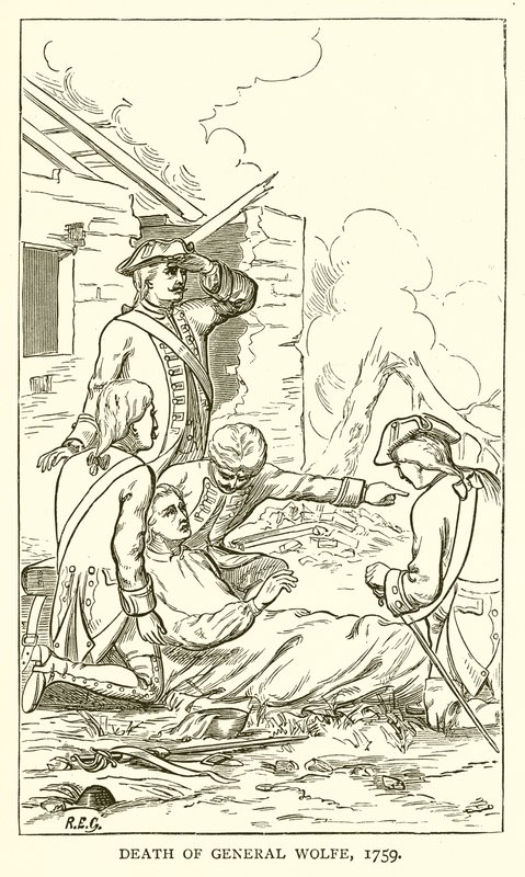 Mort du général Wolfe, 1759 - English School