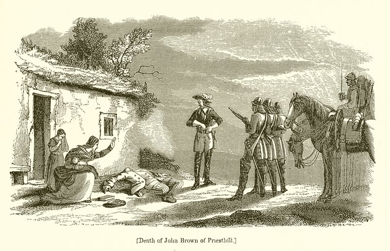 Mort de John Brown de Priesthill - English School
