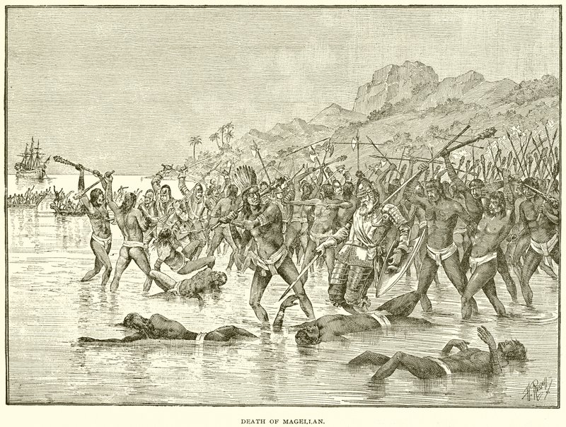 Mort de Magellan - English School