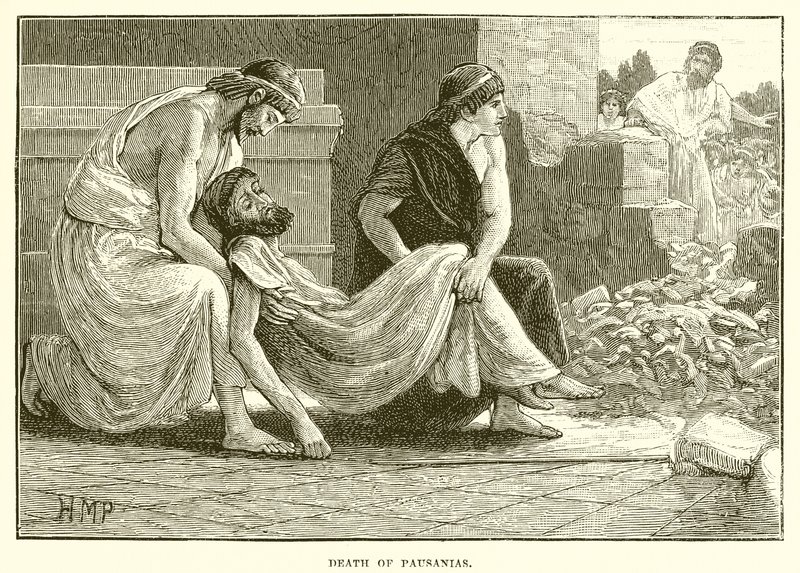 Mort de Pausanias - English School