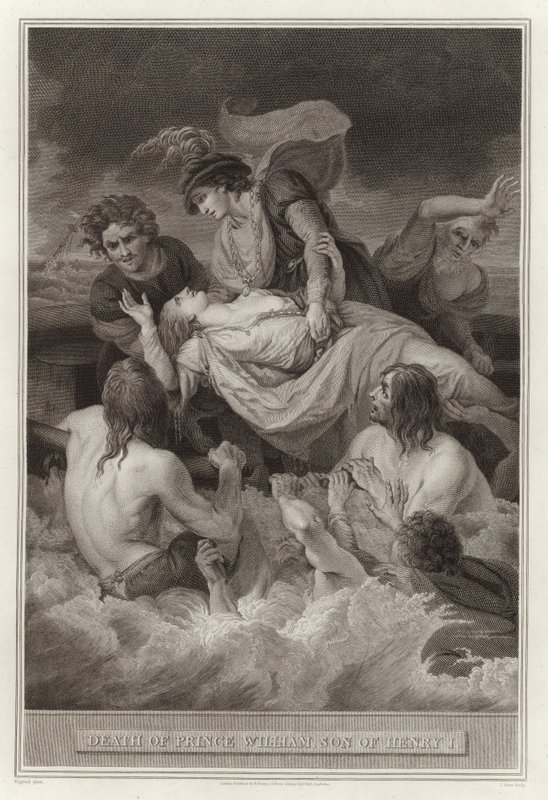 Mort du prince William, fils de Henri Ier - English School