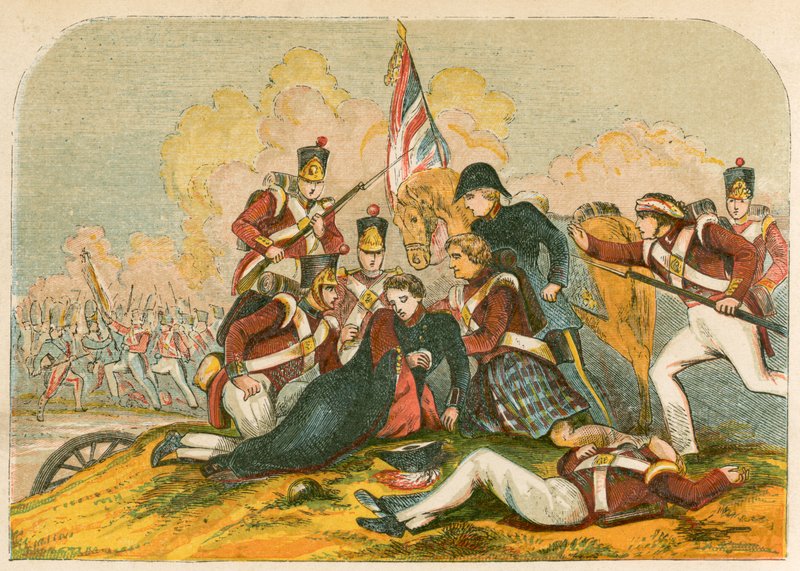 Mort de Sir John Moore à La Corogne - English School