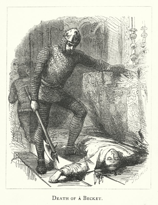 Mort de Becket - English School