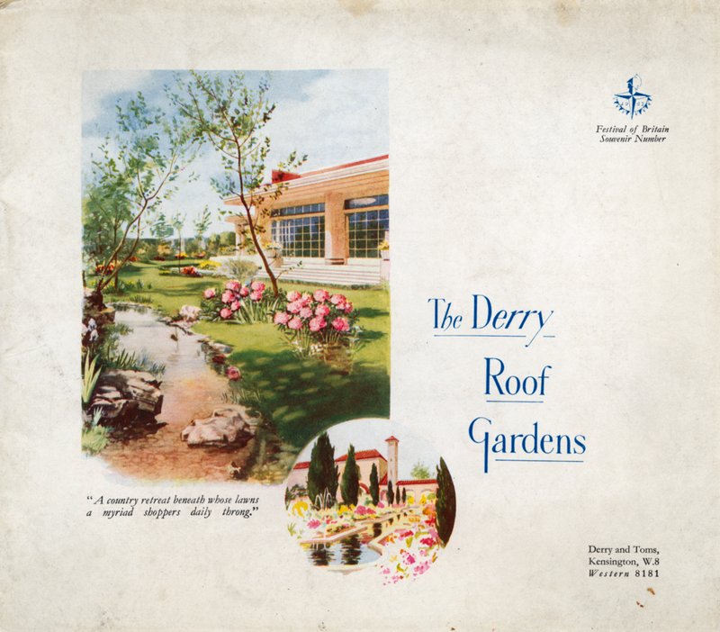 Jardin sur le toit de Derry and Toms - English School