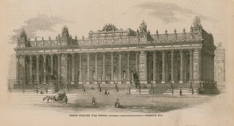 Conception pour le bureau de la guerre - English School