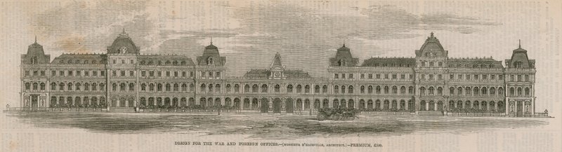 Conception pour les bureaux de la guerre et des affaires étrangères - English School