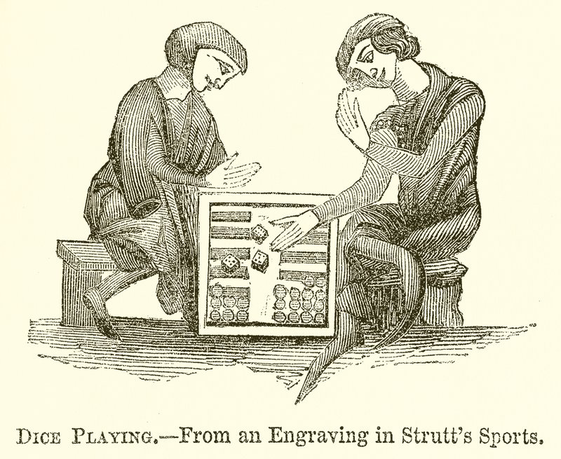 Jeu de dés - English School