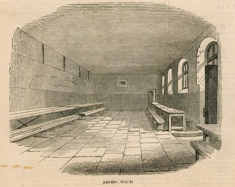 Salle à manger à la prison de Newgate - English School