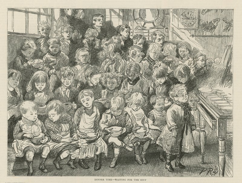 Heure du dîner - en attendant la soupe - English School