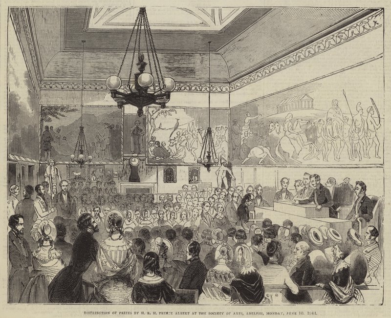 Distribution des prix par SAR le prince Albert à la Société des Arts, Adelphi, lundi 10 juin 1844 - English School