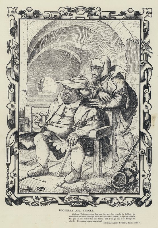 Dogberry et Verges, Beaucoup de bruit pour rien, Acte IV, Scène 7 - English School