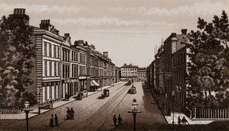 Donegal Place, Belfast 1880 - English School